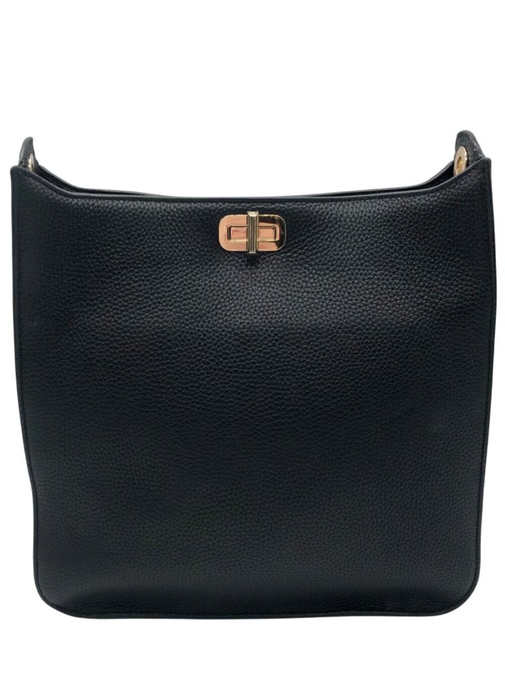 Michael Kors Black Pebbled Leather Sullivan Crossbody Bag